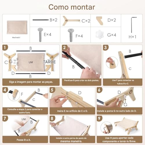 Cama da janela do gato, assento da janela do gato - de cama lavável para máquina de de de dupla - Su