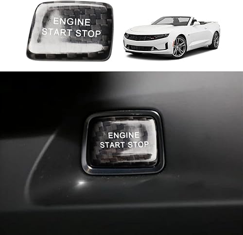 Miniatura 28 de Calcomanía de fibra de carbono para perilla de ventilación de aire acondicionado, cubierta interior para Chevrolet Camaro 2016 2017 2018 2019 2020