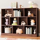 Cozy Castle Brown Bookshelf,...