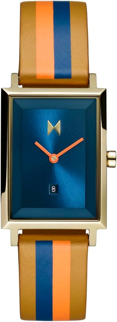 MVMTSignature Square Watches for Women - Premium Minimalist Women’s Watch - Analog, Stainless Steel, 5 ATM/50 Meters Water Resistance - Interchangeable Band - 24mm