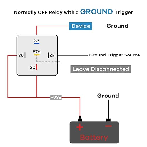 Miniatura 5 de Paquete de 5 arneses de relé impermeables de 12 V CC 4030 AMP, cables de cobre estañado, relé automotriz SPDT de 5 pines