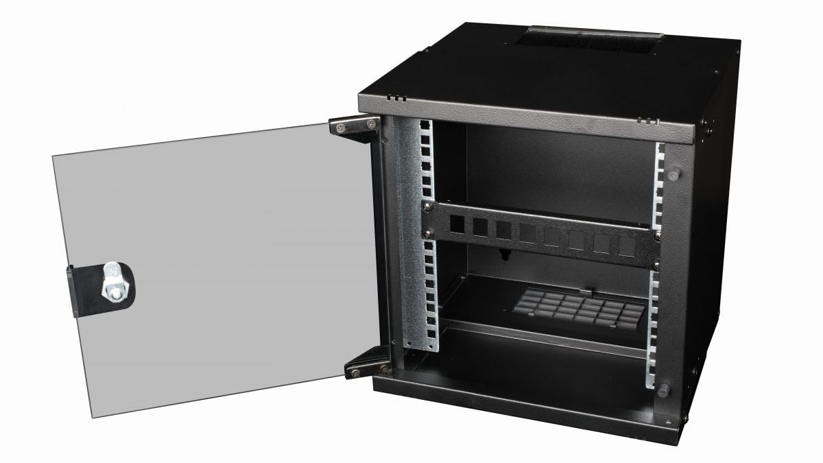 Equip Panel krosowy 10" z Keystone Montażem 1U, czarny