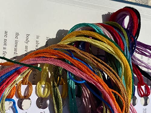 12 Pieces Princess Diy Cotton Cross Stitch Bookmark,Cotton Edged Book Mark Classical Fairy Princess Counted Cross Stitch Kit #TOP5