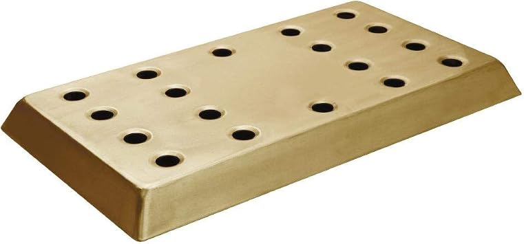 Bar Drip Tray Brass 455X227X30mm Serving Platter for Professional Use