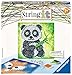 Produktbild Ravensburger 18029 String it Cute Panda & Fox  Kreative Fadenbilder mit Panda und Fuchs kinderleicht aus Kunststoffpins und buntem Faden