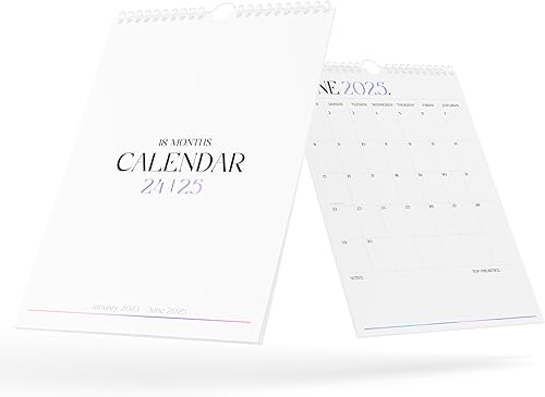 Miniatura 3 de Calendario 2024  Calendario de pared vertical 2024 de 11 x 17 pulgadas hasta junio de 2025  Fácil planificación con el calendario 2024  Calendario