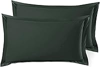 Vista 89 de Nestl Juego de 2 fundas de almohada suaves de microfibra de doble cepillado, fundas de almohada de cama prémium estilo hotel, con brida decorativa