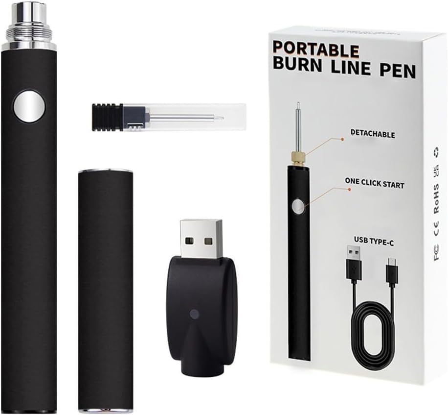 Cordless Soldering Iron Pen With Cap, 3 Speed 2.7V/3.4V/4.2V With Adjustable Temperature And 650MAh Battery Portable For Electronics Repair(black)