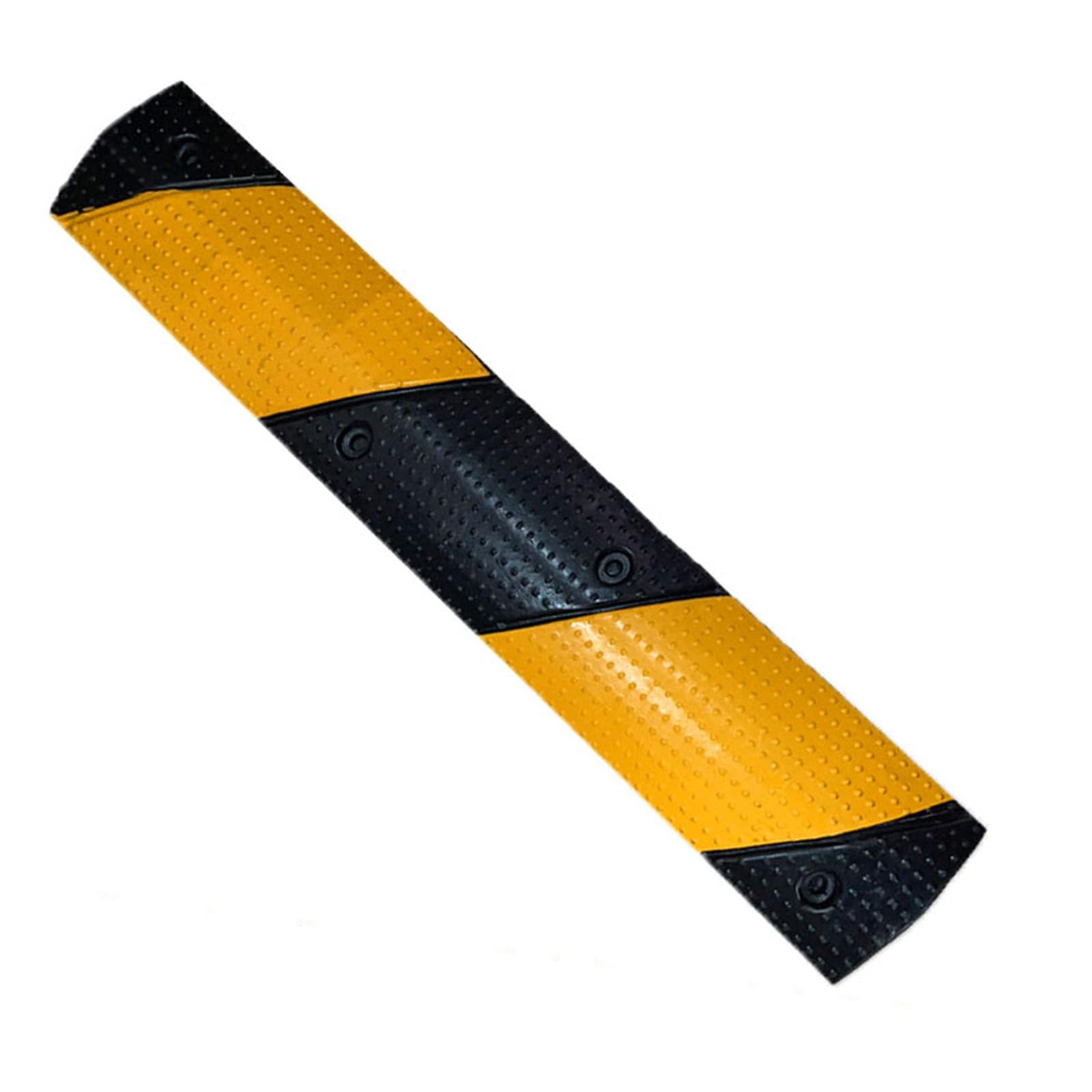 TYYCKJ Heavy Duty Rubber Speed Bumps for Driveway, Parking Lot | Modular for Asphalt, Concrete, Gravel | Indoor & Outdoor Use
