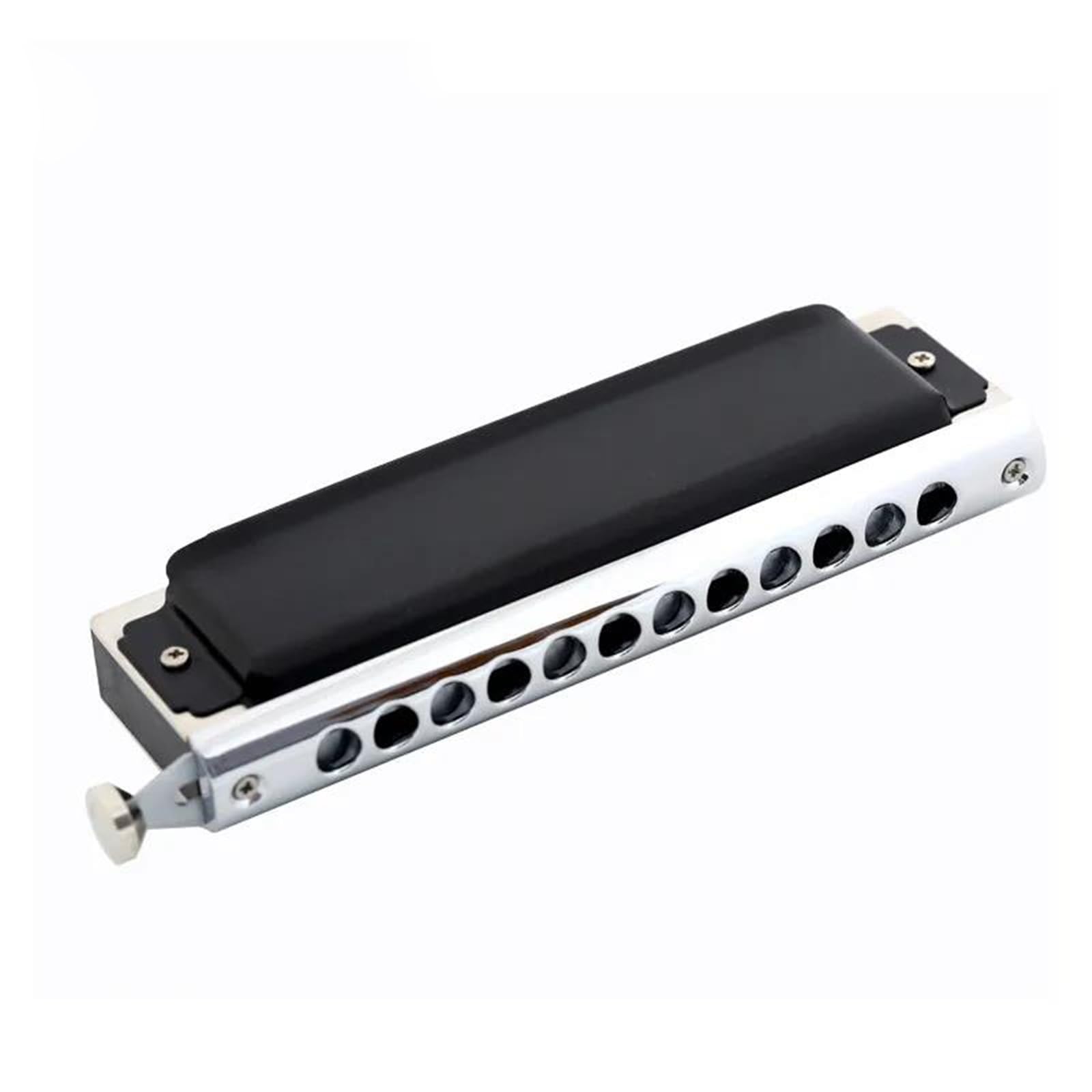 Harmonica Blues Harmonica Chromatique 12 Trous 48 Tons Clé De C | Harmonica chromatique 12 trous 48 tons clé de C pour joueur professionnel débutant