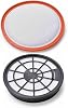 Cylinder Vacuum Filters 95 Kit Fit For VAX CVRAV013 CCQSAV1P1 CCQSAV1C1 CCQSASV1P1 CCQSASV1T1 Models, Include 1 Pre-motor Filter And 1 Post-motor Filter