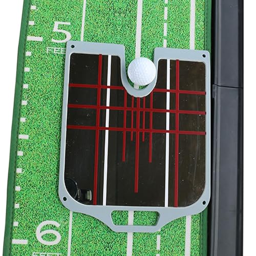Miroir d'entraînement à la putting Teksome en acrylique portable