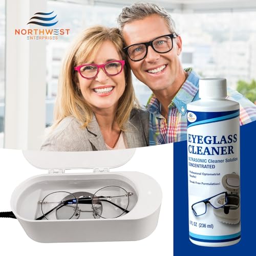 Northwest Enterprises EYEGLASSES001 Ultrasonic Eyeglass Cleaner: Ultrasonic Cleaner Solution. Concentrated Ultrasonic Glasses Cleaner thumb #5