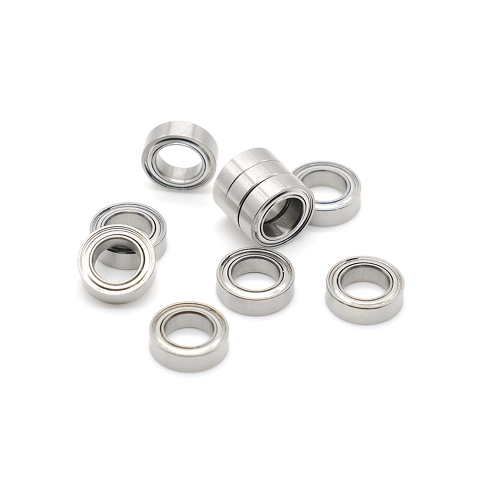 Rodamiento de bolas de acero inoxidable S688ZZW4 de 8 x 16 x 4 mm, 686, 10 unidades