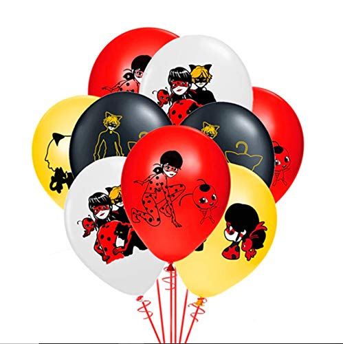 Merchant Medley 24ct Ladybug-Inspired Balloons - Large 12