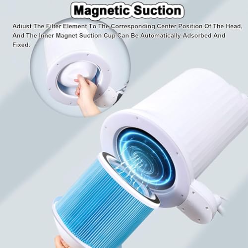 RayGenius Nail Dust Collector, Super Suction Vacuum Nail Vacuum Cleaner, Adjust Led Nail Dust Extractor With Reusable Industrial Filter, For Pedicure And Manicure,Desktop - Image 2