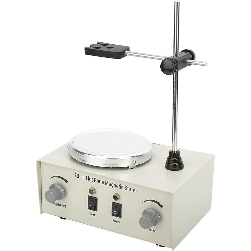 COYEUX Agitador magnético, Placa Caliente de Laboratorio de 300 W con agitador magnético, Placa de agitación magnética de 2200 RPM, para Uso en Laboratorios químicos e investigación agrícola