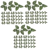 ABOOFAN 300 Stück künstliche grüne Blätter, künstliche Blume...