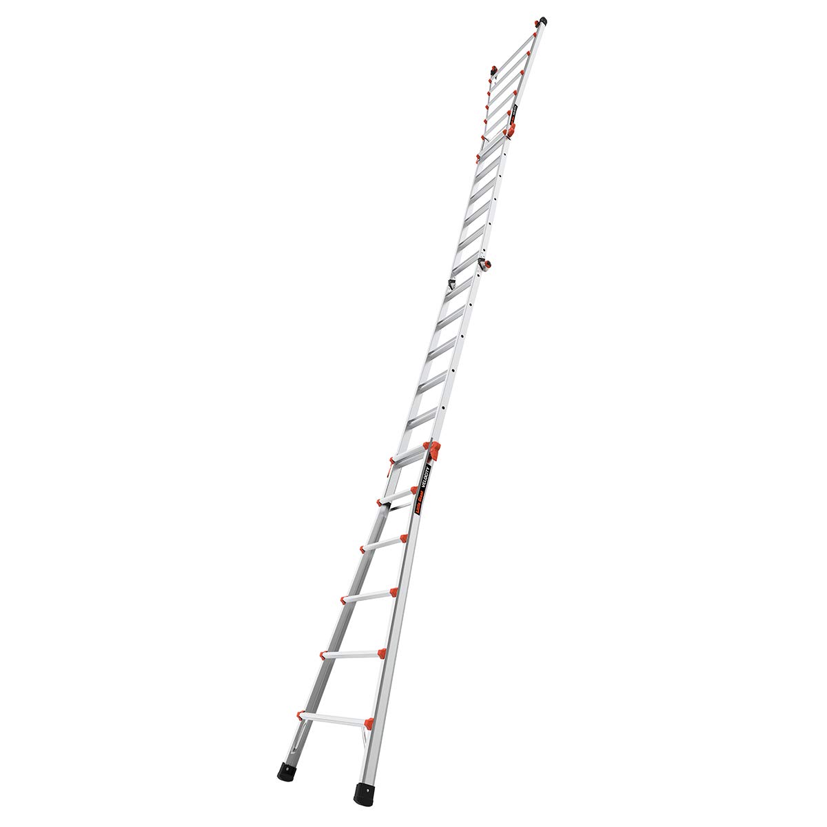 Little Giant Leitern, Velocity mit Rädern, M26, 7,9 m, Multi-Positionsleiter, Aluminium, Typ 1A, 136 kg Tragfähigkeit, (15426-001)