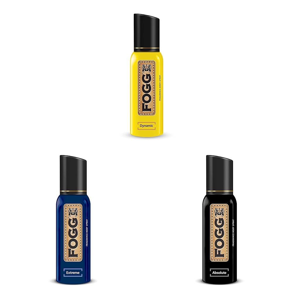 Fogg Fantastic Dynamic, Extreme & Absolute 150Ml for Men