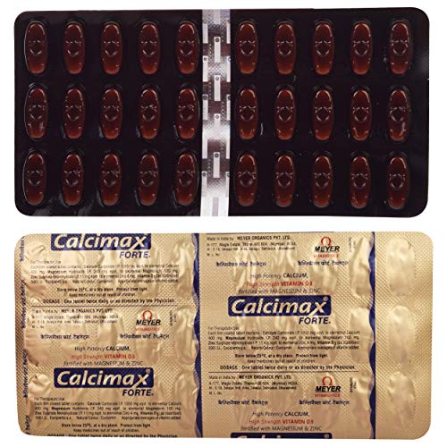 Calcimax Forte+ - Strip of 30 Tablets