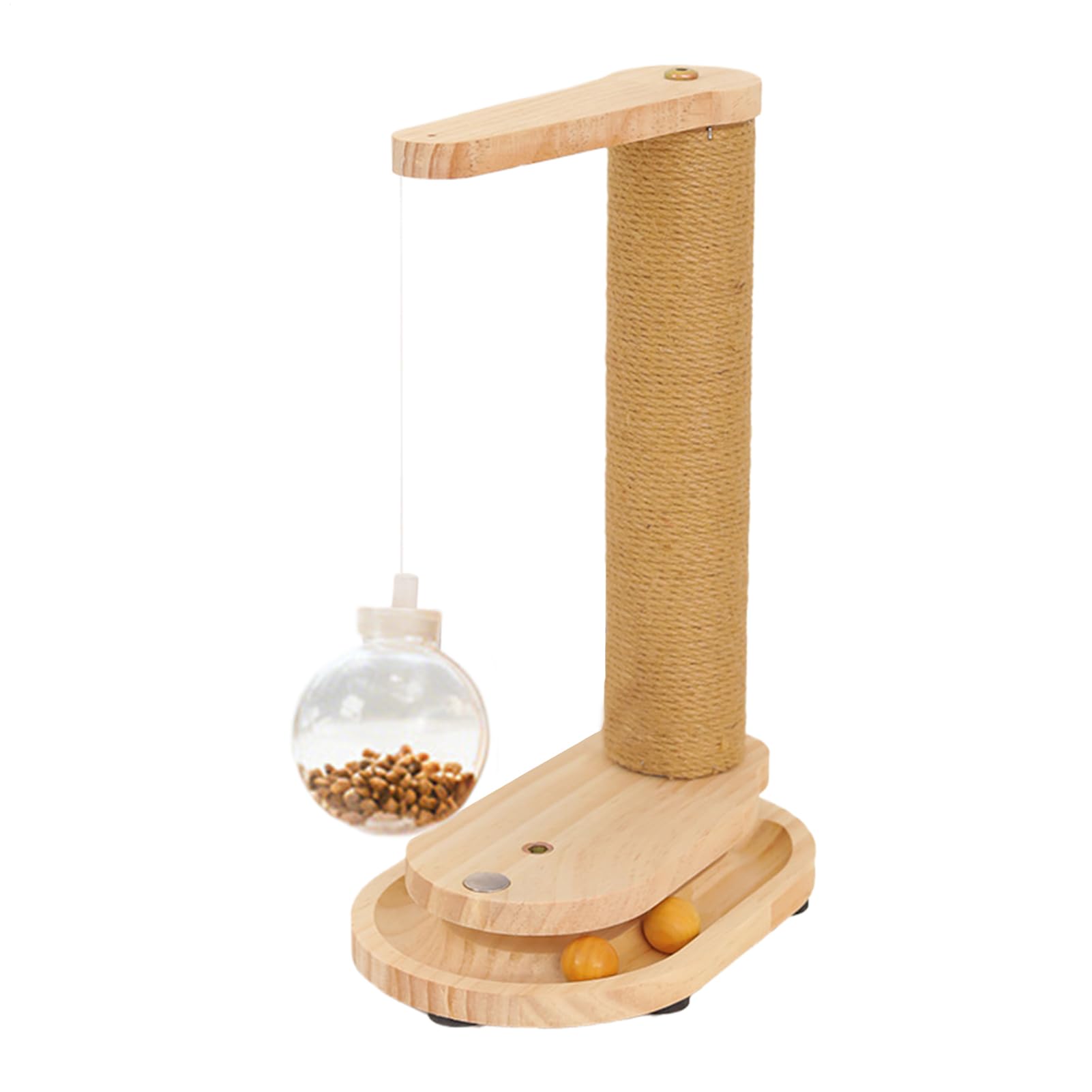 Arbre à chat interactif structure de jeu en sisal pour chaton et grand chat