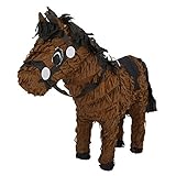 Giddy Up 3D Horse Piñata – Made to Look Like The Real Deal – Western Cowboy Party Pinata Ideal...