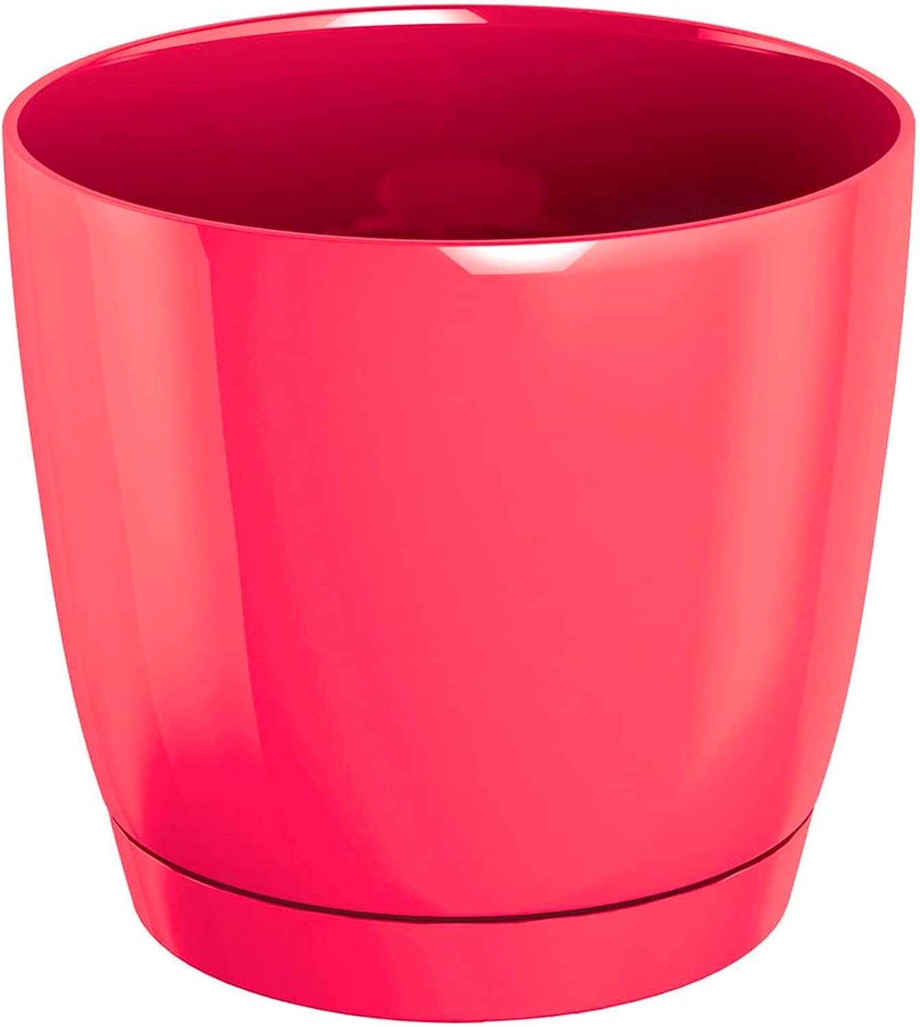 Prosper Plast DUOP240-426U 24 x 22 cm Coubi Flowerpot - Dark Grey