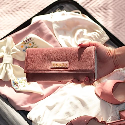 Velutto-Luxury-Travel-Jewelry-Organizer-Velvet-Jewelry-Roll-Jewelry-case-Jewelry-Holder-Organizer-Earring-Necklace-Ring-Bracelet-Organizer-Travel-Size-Jewelry-Bag