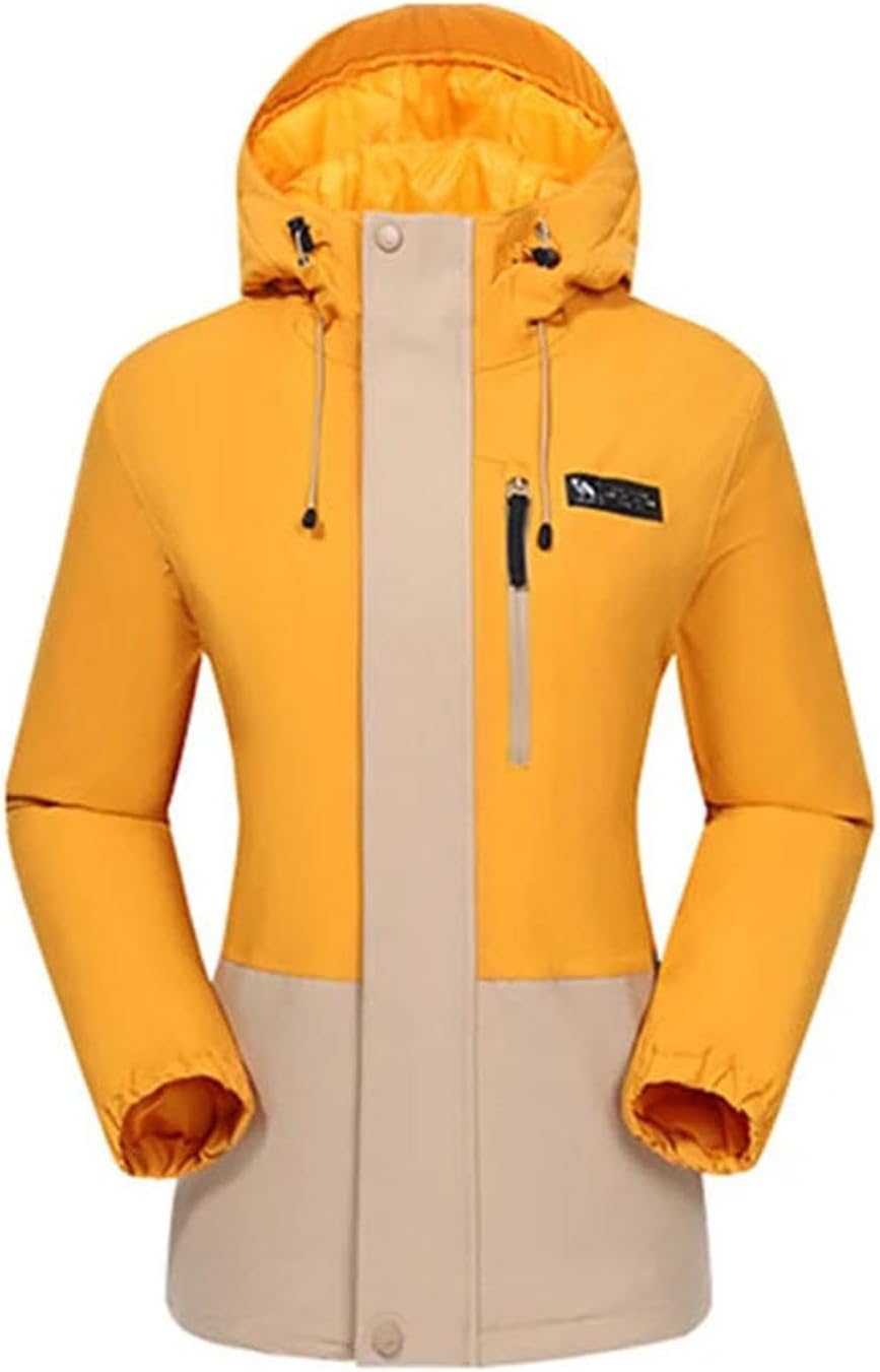 Outdoor Hiking Jacket Cotton Windbreaker Thickened Waterproof Single Layer for Women