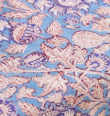 DecorAvenue Hand Block Printed Table Cover - Exquisite Design, Premium Cotton Fabric, Perfect for Dining and Decor, Dining Table Linen (Flamingo Bloom Gray, 12 Seater 72 x 135 Inches Rectangle)