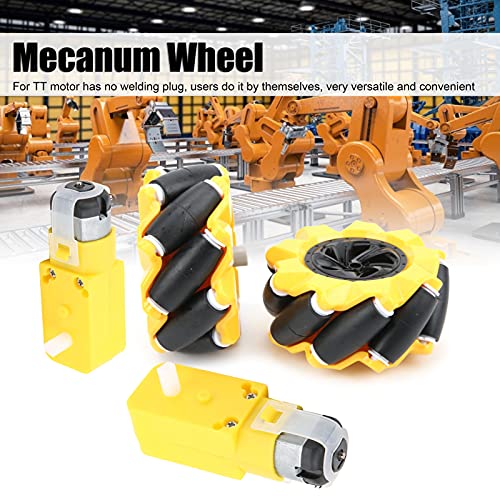 Roue Mecanum 80mm robot intelligent avec design polyvalent pour jouet programmable - 2