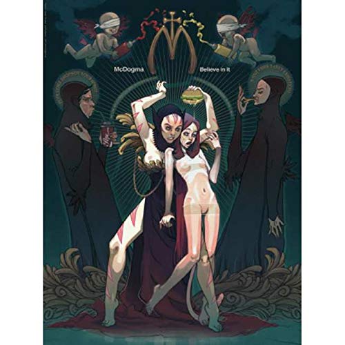 Affiche DE LONGIS Sky-Doll McDogma 30x40cm pour salon moderne