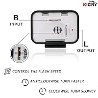 Vista 4 de Relé electrónico intermitente LED de velocidad ajustable de 12 V de 2 pines para señal de giro de motocicleta, reemplazo directo, relé universal
