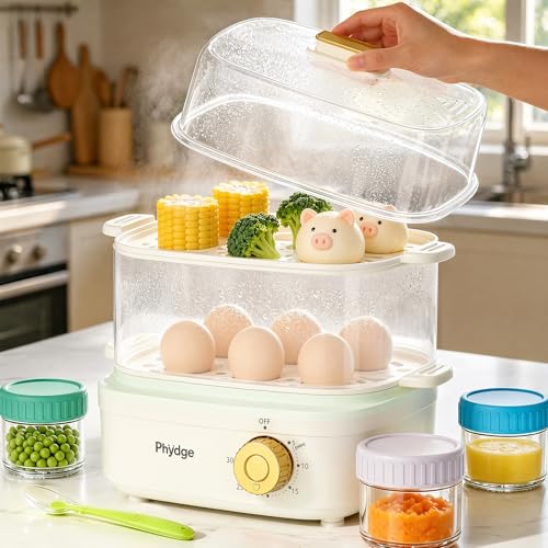 Versatile 2-Tier Electric Steamer
