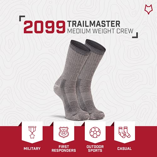 Image of Men's Trailmaster Medium Weight Crew Hiking Sock