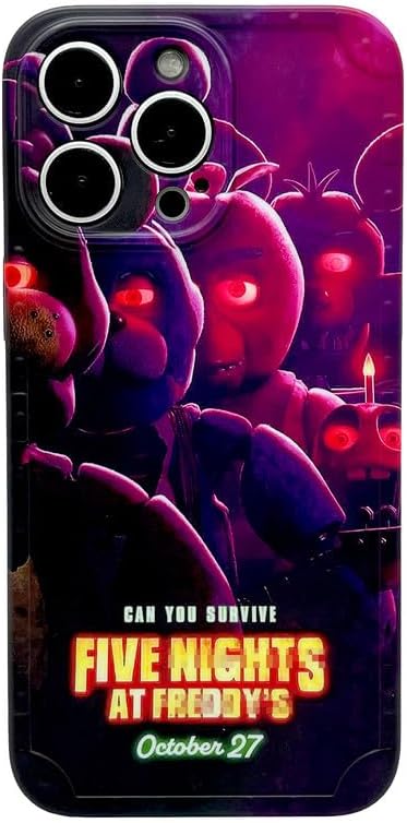 Funda temática de juego aterrador de cinco noches diseñada para iPhone 13 Pro Max, TPU a prueba de golpes, funda protectora de terror de terror,