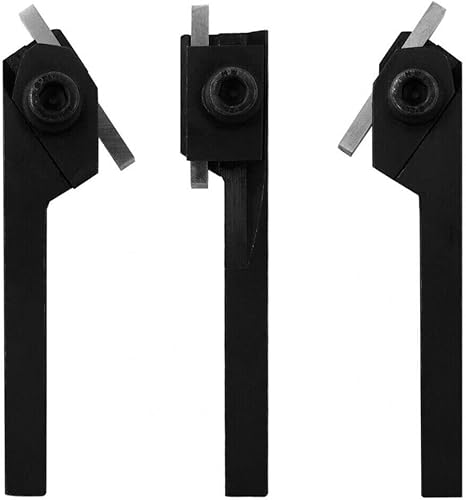 Mini torno de corte de la herramienta titular 3 piezas conjunto 516 "vástago con 18" HSS bits