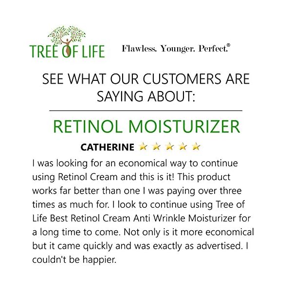 Tree-of-Life-Retinol-Facial-Moisturizer-Renewing-Face-Cream-with-Botanical-Hyaluronic-Acid-2-fl-oz Tree of Life Beauty Moisturizer, Retinol Face Cream - Anti-Aging & Brightens Skin, Reduces Fine Lines & Wrinkles- Dermatologist-Tested to Sensitive Skin - Non-Greasy Facial Skin Care - 1.7 FlOz
