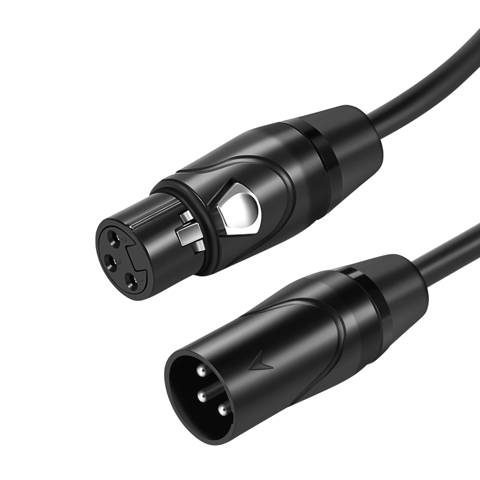 HangTon 4 Pin XLR Mannelijk naar Vrouwelijk XLR 4 Pin Microfoon Recorder Mixer Hoofdtelefoon Versterker Evenwichtige Audio Kabel (10 Meter