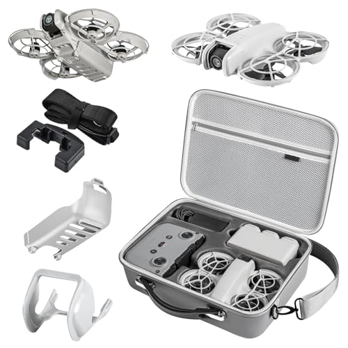DJI Neo Fly More Combo - Accessoires polyvalents, résistant à l'eau et robuste, sangle de cou avec télécommande, protection anti-collision et boîtier de...