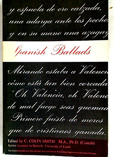 Spanish Ballads 0080109136 Book Cover