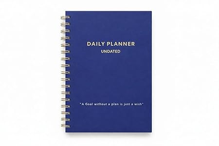 Study planner notebook for students current affairs revision daily planning