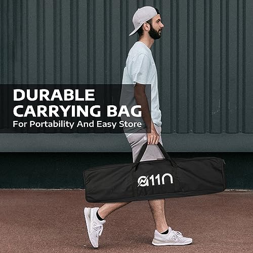 Image of A11N SPORTS Designed for All Weather Conditions with Steady Metal Frame and Strong PE Net, Regulation Size Net with Carrying Bag- 22' Wide x 36 inch Tall, Indoor /Outdoor Use