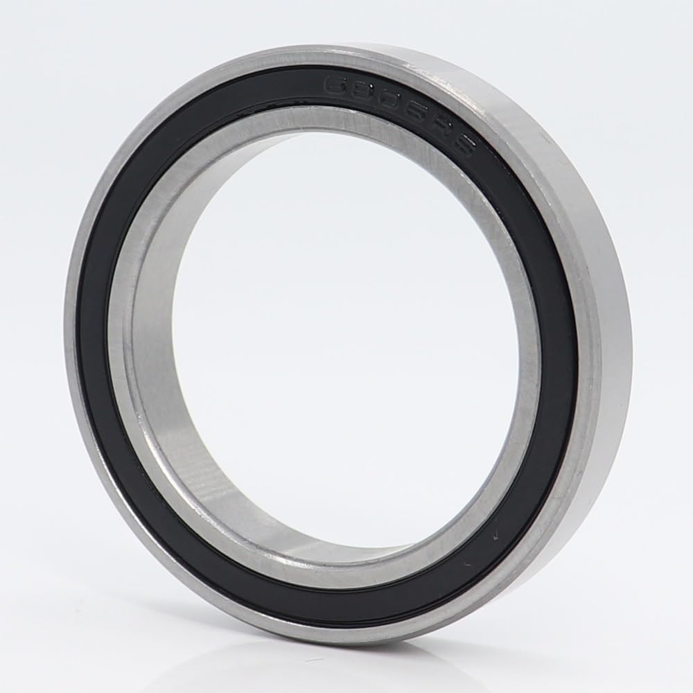 DUKUTS 6806-2RS Hybrid Ceramic Bearing 30 * 42 * 7 mm ABEC-5 (1 PC) P5 Inner & Outer Ring 6806-2RS Si3N4 Ball Bearings 6086RS