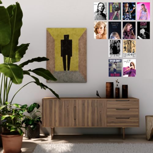 Image of Music Posters Set of 45 - Retro Wall Decor Posters for Wall Music - Album Poster - Wall Collage kit - Pinterest find hostel essentials for boys girls