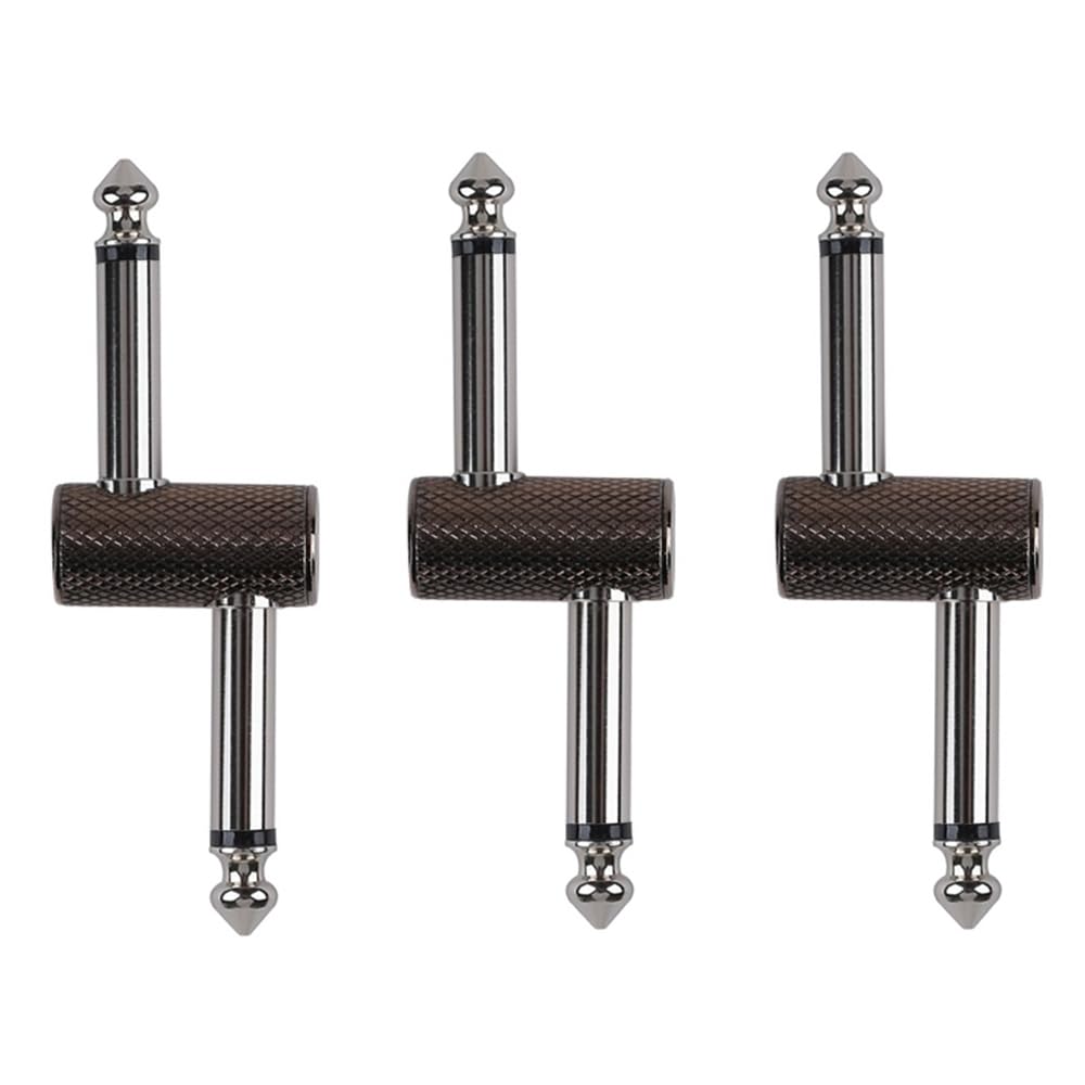 rayzm Cliquez pour ouvrir le point de vue élargi Connecteurs de Coupleur à Pédale d'Effet, 6.35mm Pédale d'effet à pédale Couple