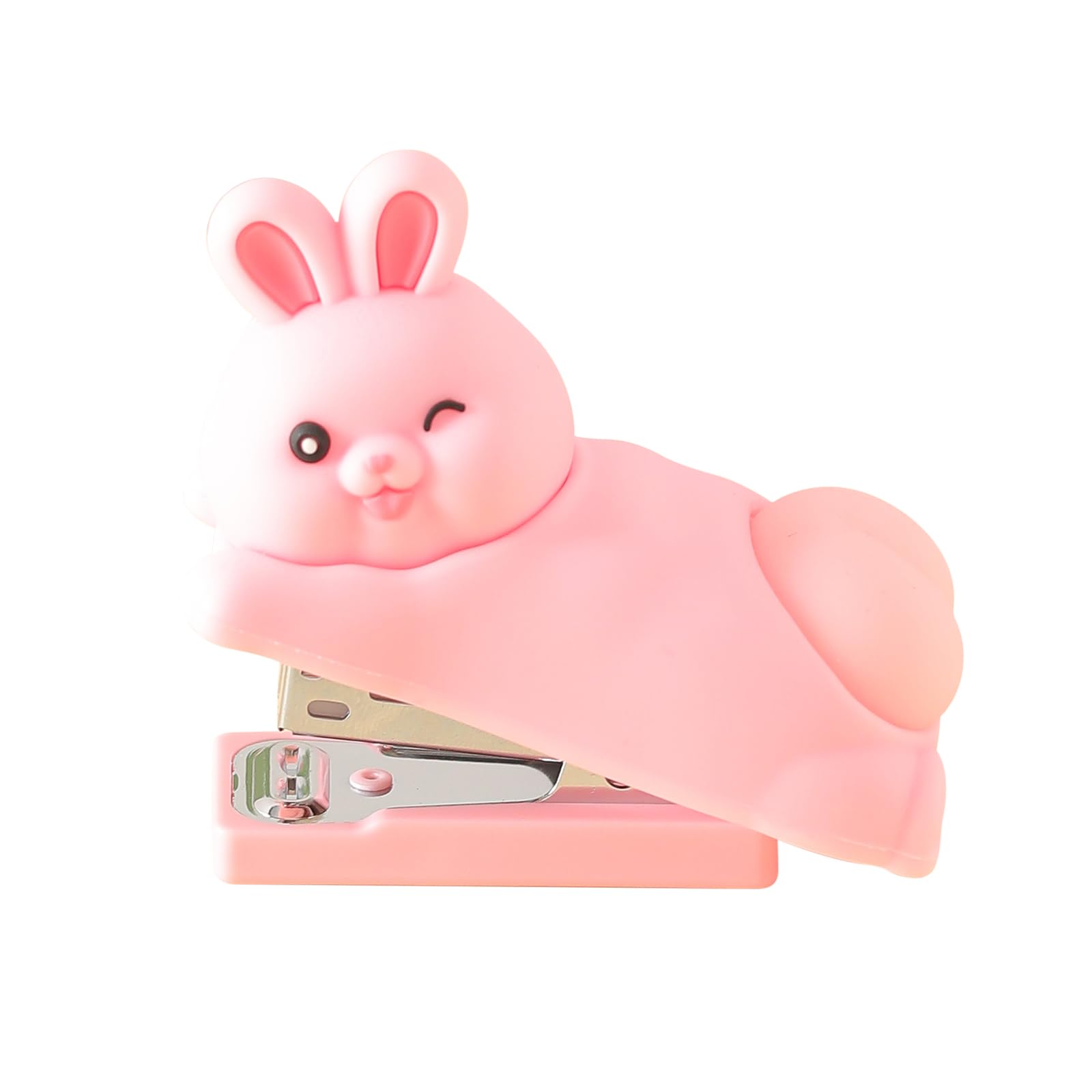 Honagu Cute Stapler, Cartoon Stereoscopic Silicone Stapler, Desktop Stationery Gift for Students Teachers,Thanksgiving Christmas Gift Stocking