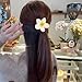 7 Pcs Hawaiian Flower Hair Clips,3.15