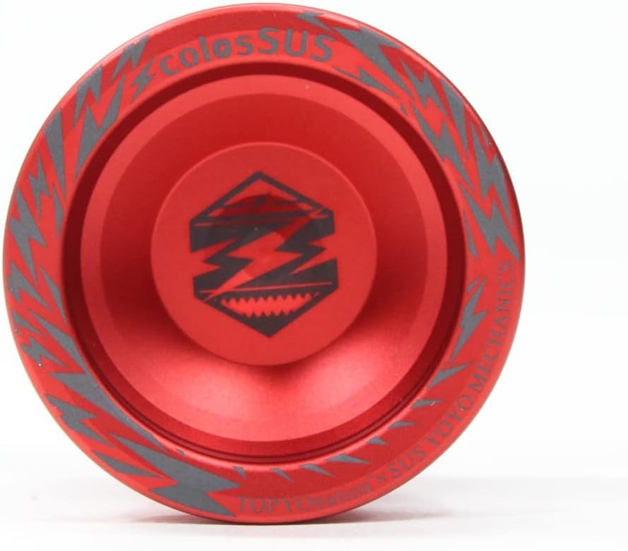 x SUS yoyo Mechanics Colos-SUS Yo-Yo - Mono-Metal YoYo (Red with Black Logo)